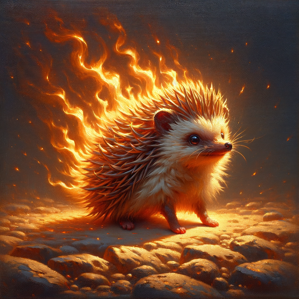 Getfire flame hedgehog